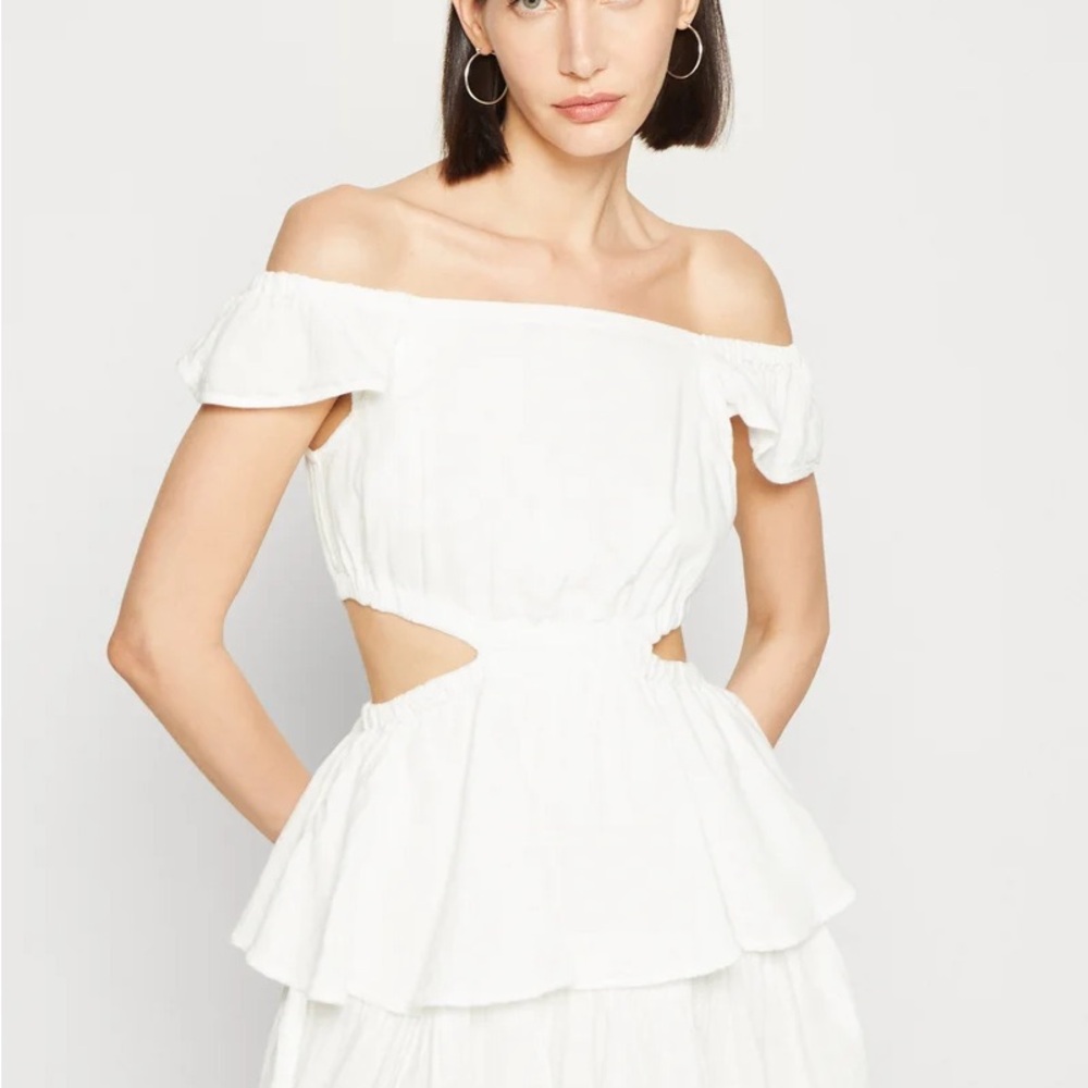 PROJECT GAP NWT Side Cutout Ruffle
Hem Mini Dress - Picture 2 of 3